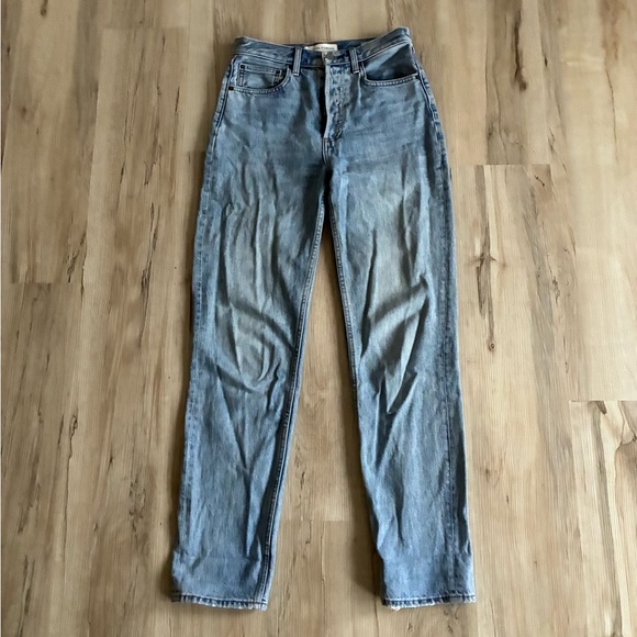 Denim Forum The BF High-Rise Loose 30L Light Blue Women's Jeans - Picture 3 of 11